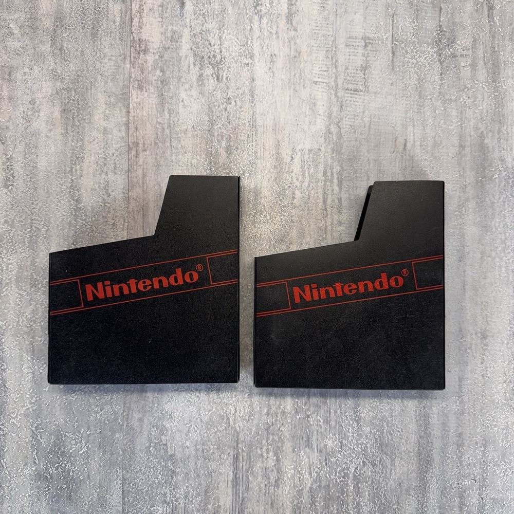 Lot of 2 Nintendo NES Authentic OEM Dust Covers Sleeves